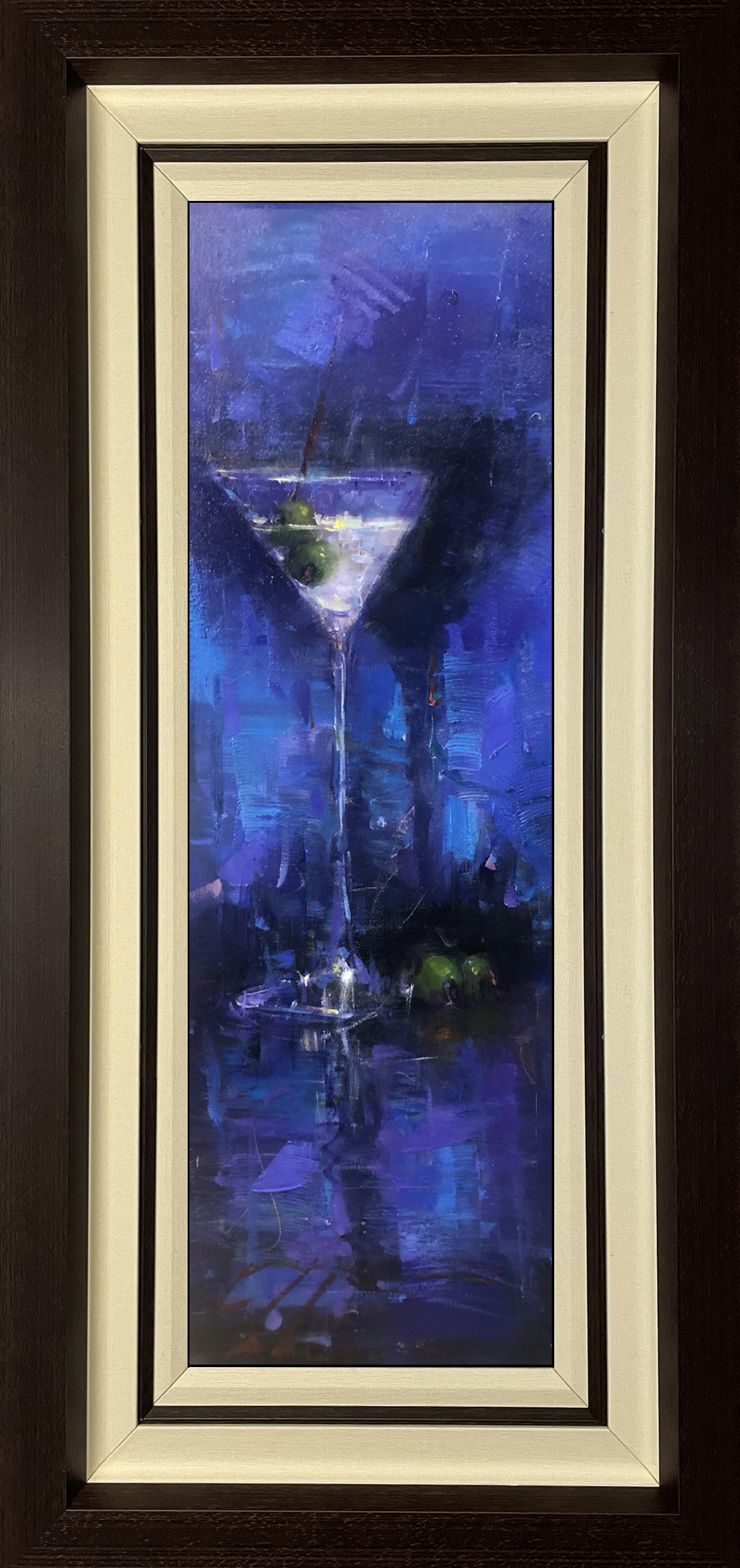 Michael Flohr Midnight Libation (Original) (Framed)